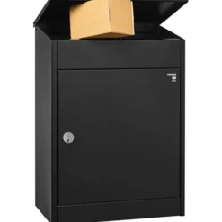 ME|FA Bosca 406 pakkepostkasse sort struktur 390x530x225 mm