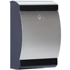 ME-FA Penguin (303) postkasse - sort/galvaniseret