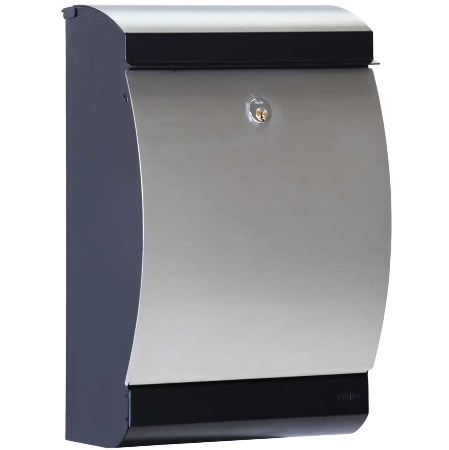 ME-FA Penguin (303) postkasse - sort/galvaniseret