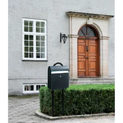 ME|FA postkasse Jade (870) sort struktur