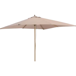 Miami parasol 3x3m taupe