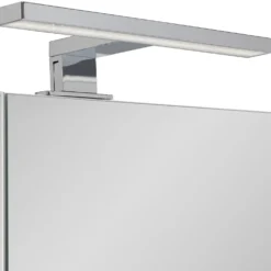 Mikelo Reno spejlskab 80x60x15 cm hvid højglans