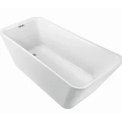 Milobad badekar 78x60x170 cm hvid akryl