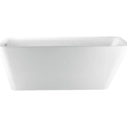 Milobad badekar 78x60x170 cm hvid akryl