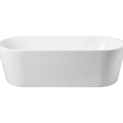 Milobad badekar 56x80x177,5 cm hvid akryl