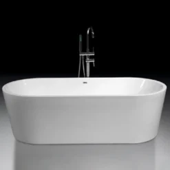 Milobad badekar 56x80x177,5 cm hvid akryl