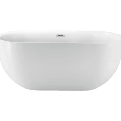 Milobad badekar 78x60x170 cm hvid akryl
