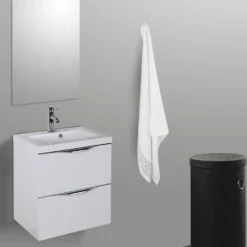 Milobad badmiljø Arnhem 50 cm hvid højglans