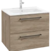 Milobad badmiljø Milano 60 cm mørk eg