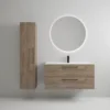 Milobad badmiljø Milano 100 cm mørk eg