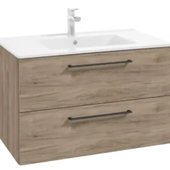 Milobad badmiljø Milano 80 cm mørk eg