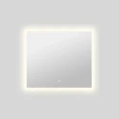 Milobad CL30 LED spejl 70 x 80 cm med frosted kant