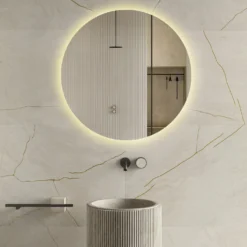 Milobad CL065 spejl m/LED Ø80 cm