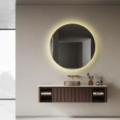 Milobad CL065 spejl m/LED Ø90 cm