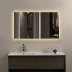 Milobad CL34 spejl m/LED 70x120 cm
