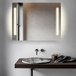 Milobad C23 spejl m/LED 70x90 cm