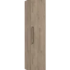 Milobad højskab Milano 140 cm mørk eg