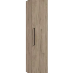 Milobad højskab Milano 140 cm mørk eg