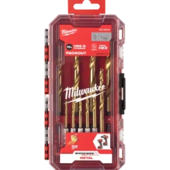 Milwaukee chockwave™ HSS-G-TIN metalborsæt 10 bor