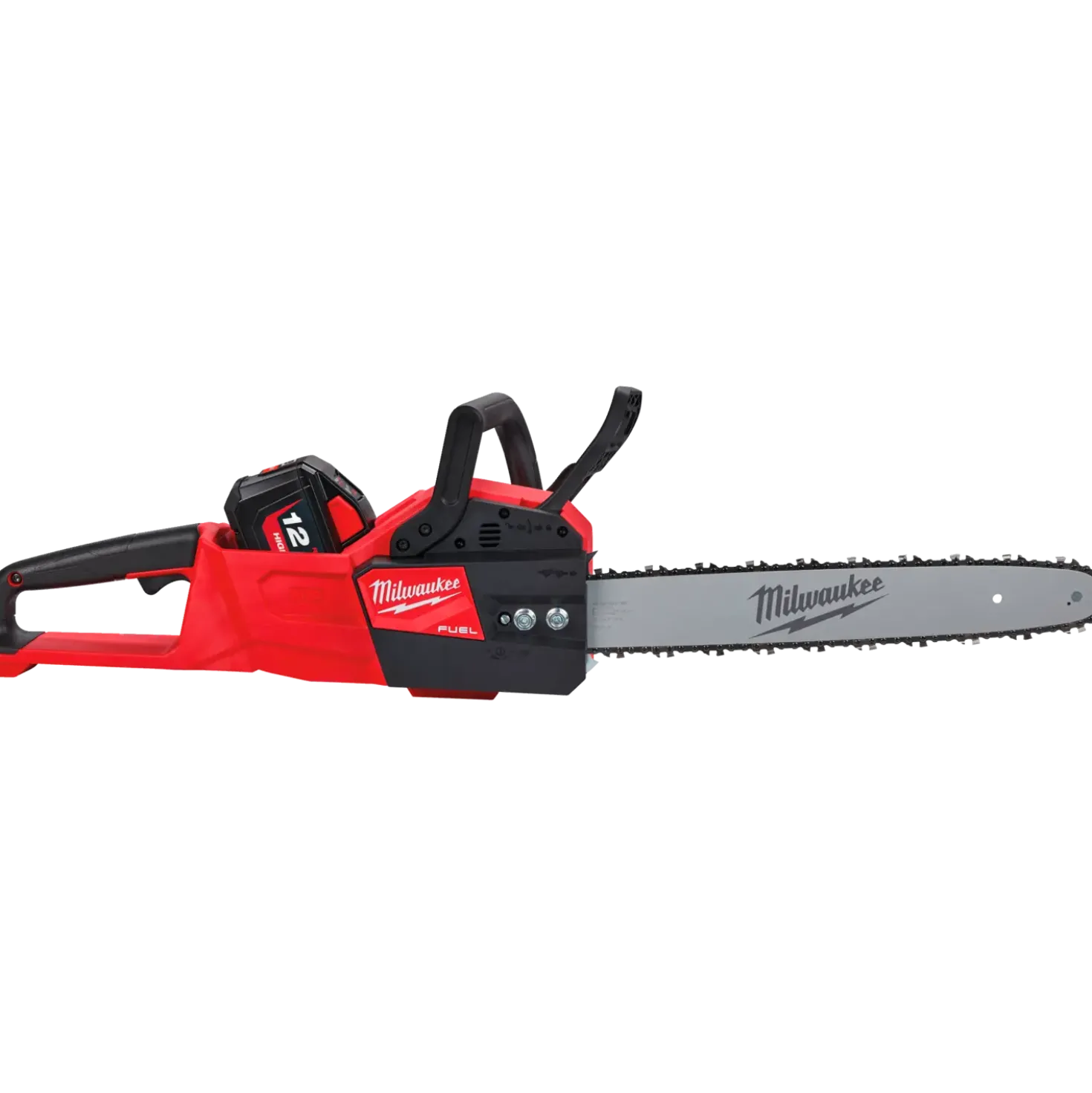 Milwaukee M18 FCHS-121 akku kædesav med batteri og lader