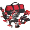 Milwaukee M18 FPP6F3-502B kombi-kit inkl. 2x5,0 Ah batteri og lader