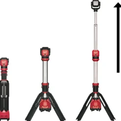 Milwaukee M12™ SAL-0 arbejdslampe m/stativ solo