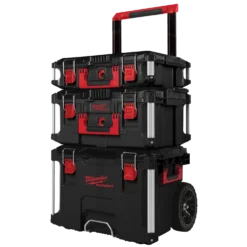 Milwaukee Packout™ 3-delt sæt med trolley og to modulsystem bokse