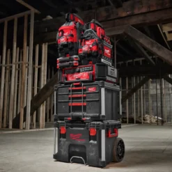Milwaukee packout kuffert med 2+1 skuffe