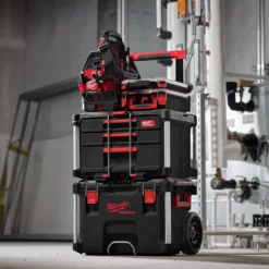 Milwaukee packout kuffert med 2+1 skuffe