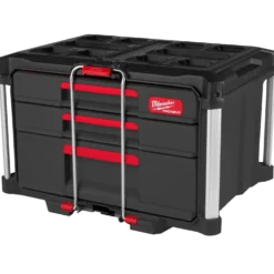 Milwaukee packout kuffert med 2+1 skuffe