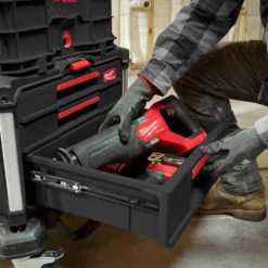 Milwaukee packout kuffert med 2+1 skuffe