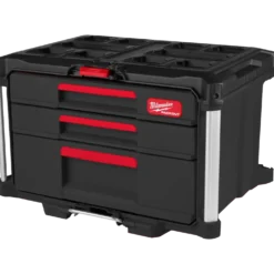 Milwaukee packout kuffert med 2+1 skuffe