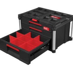 Milwaukee packout kuffert med 2+1 skuffe