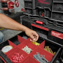 Milwaukee packout kuffert med 2 skuffer
