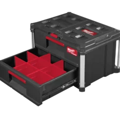 Milwaukee packout kuffert med 2 skuffer