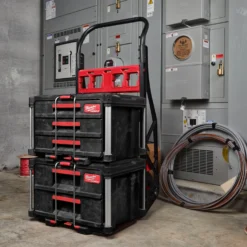 Milwaukee packout kuffert med 2 skuffer