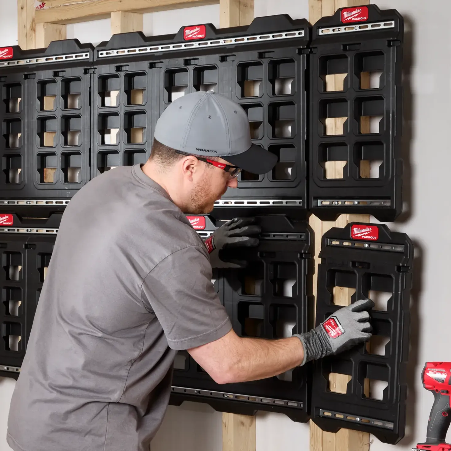 Milwaukee PACKOUT™ monteringsplade komplet