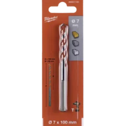 Milwaukee premium murbor med karbidspids 7x100 mm