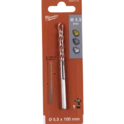 Milwaukee premium murbor med karbidspids 5,5x100 mm