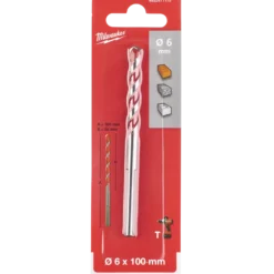 Milwaukee premium murbor med karbidspids 6x100 mm