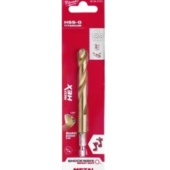 Milwaukee Red Hex shockwave™ HSS-Tin metalbor 10 mm