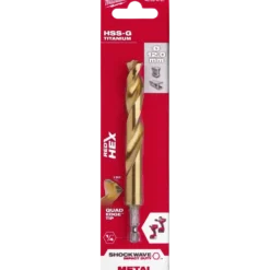 Milwaukee Red Hex shockwave™ HSS-Tin metalbor 12 mm
