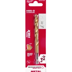 Milwaukee Red Hex shockwave™ HSS-Tin metalbor 8,5 mm