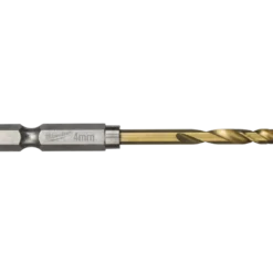 Milwaukee Red Hex shockwave™ HSS-Tin metalbor 4 mm