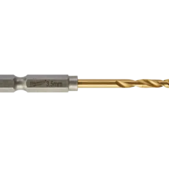 Milwaukee Red Hex shockwave™ HSS-Tin metalbor 3,5 mm