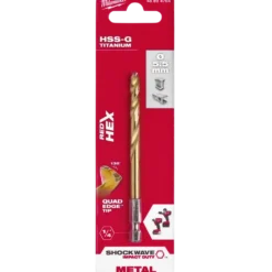 Milwaukee Red Hex shockwave™ HSS-Tin metalbor 5,5 mm