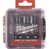 Milwaukee schockwave™ magnetisk slagtoppesæt 4 dele