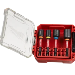 Milwaukee schockwave™ magnetisk slagtoppesæt 4 dele