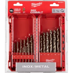 Milwaukee shockwave™ HSS-G-CO metalborsæt 19 bor