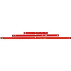 Milwaukee slim vaterpas sæt med 3 stk 60 - 120 - 200 cm